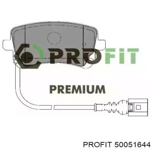 Колодки гальмові задні, дискові 50051644 Profit