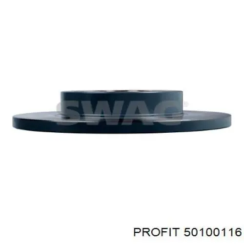 Диск переднього гальма Profit 50100116 ціна, від 16.65 USD