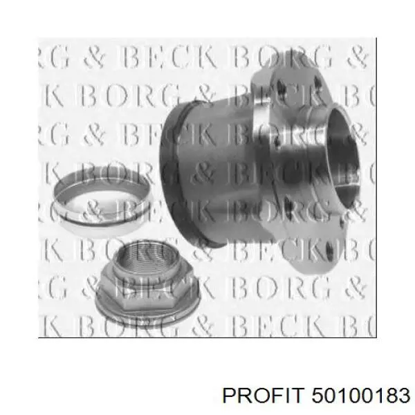 Диск переднього гальма Profit 50100183 ціна, від 26.89 USD