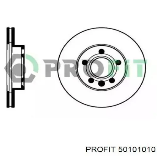 50101010 Profit Гальмо дискове переднє
