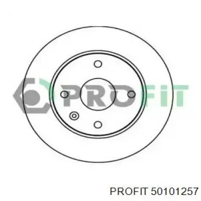 Диск гальмівний передній 50101257 Profit