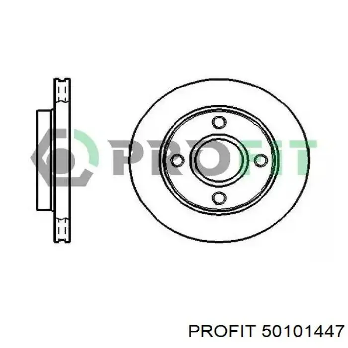 Задні дискові гальма Profit 50101447 ціна, від 19.25 USD