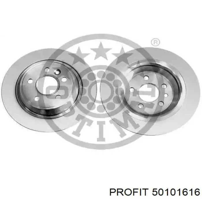 Диск гальмівний задній Profit 50101616