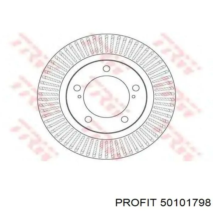 50101798 Profit Гальмо дискове переднє