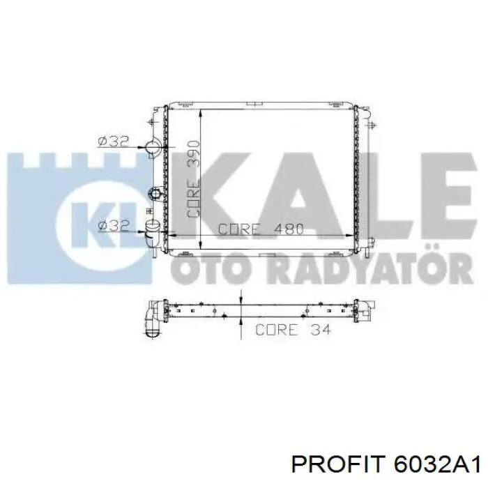 Радіатор основний Hart 603882 ціна, від 50.64 USD