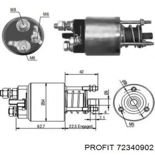 Бендикс стартера SD0073P AS/Auto Storm