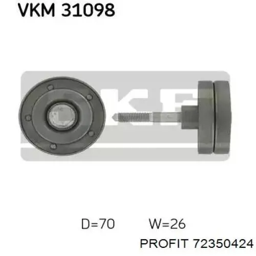 Інерційний шків Profit 72350424 ціна, від 24.96 USD