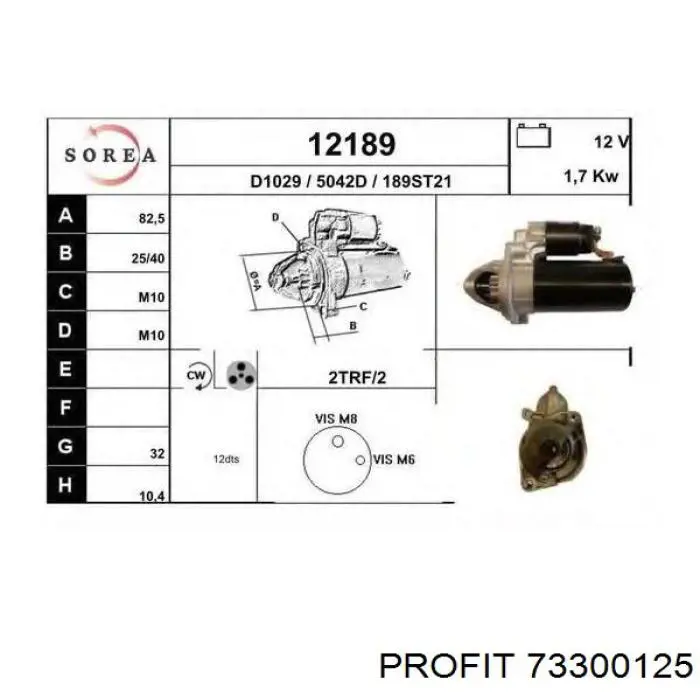 Привід стартера Mercedes A0011515413