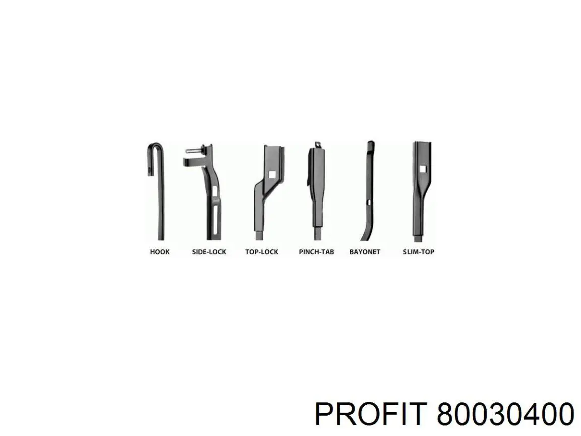 Купити 80030400 Profit Щітка-двірник лобового скла, водійська