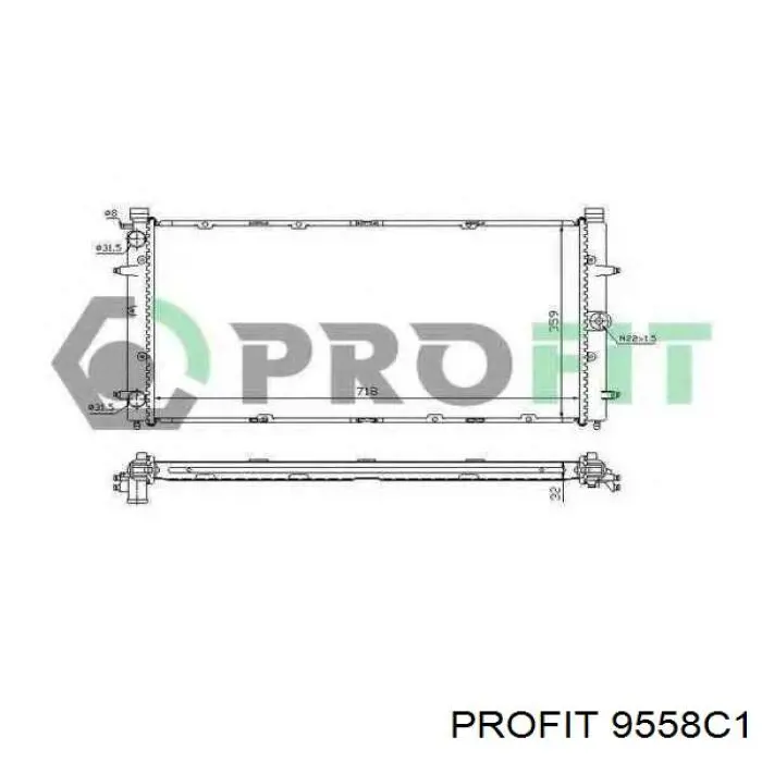 Купити 8880400254 KAM Радіатор системи охолодження кондиціонера