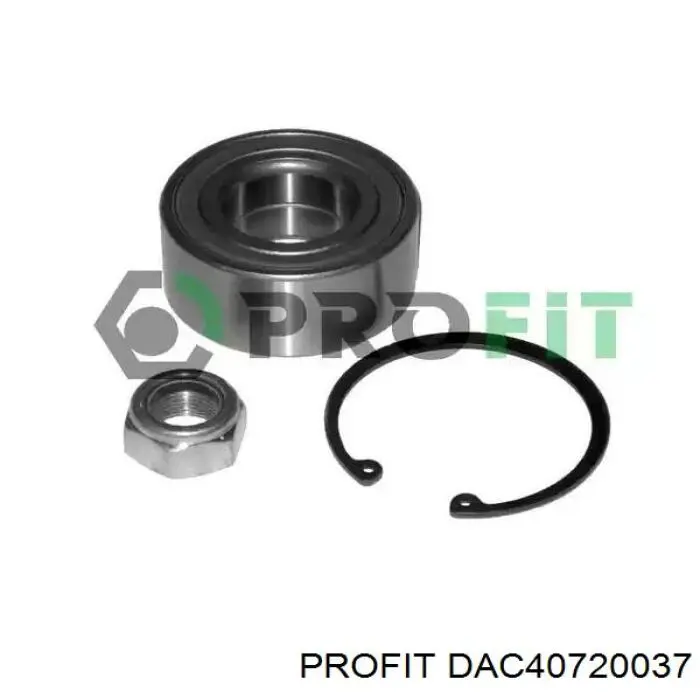 DAC40720037 Profit Підшипник ступиці задньої