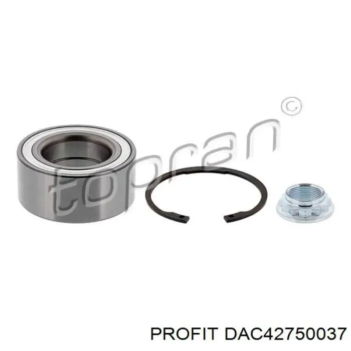 Підшипник маточини задньої Profit DAC42750037 ціна, від 14.17 USD