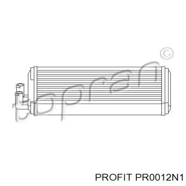 PR0012N1 Profit радіатор пічки (обігрівача)