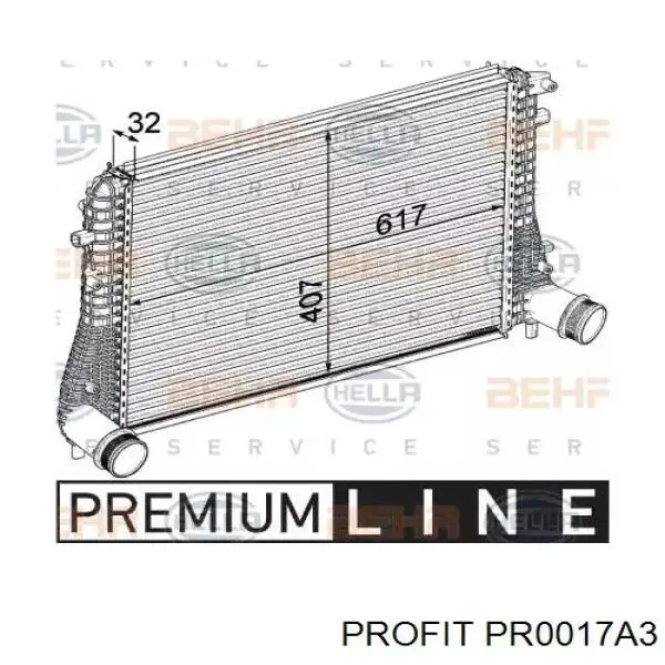Система охолодження наддувочного повітря Profit PR0017A3 ціна, від 63.35 USD