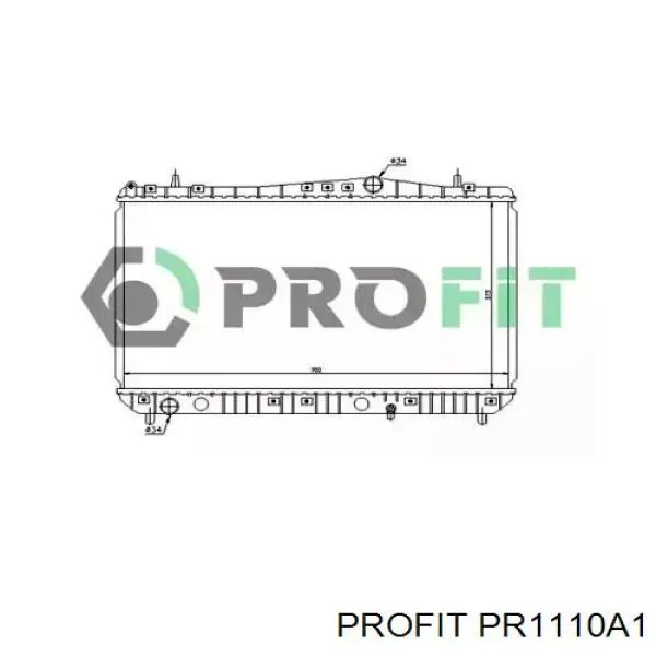 Радіатор R12151 Sato Tech