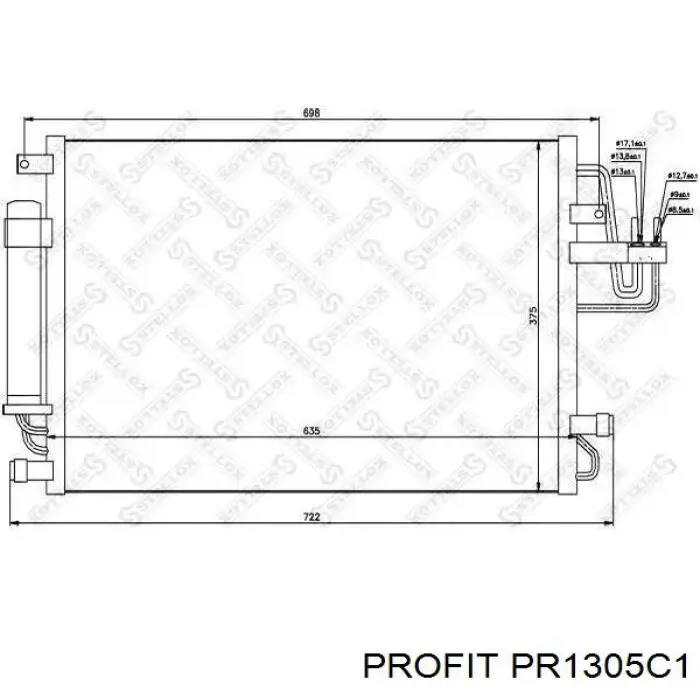Конденсатор кондиціонера Profit PR1305C1 ціна, від 67.64 USD