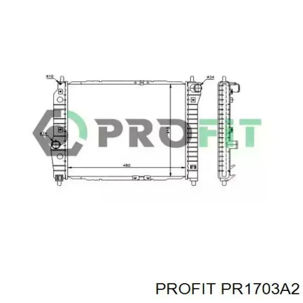 Купити BM891 Magneti Marelli Радіатор двигуна