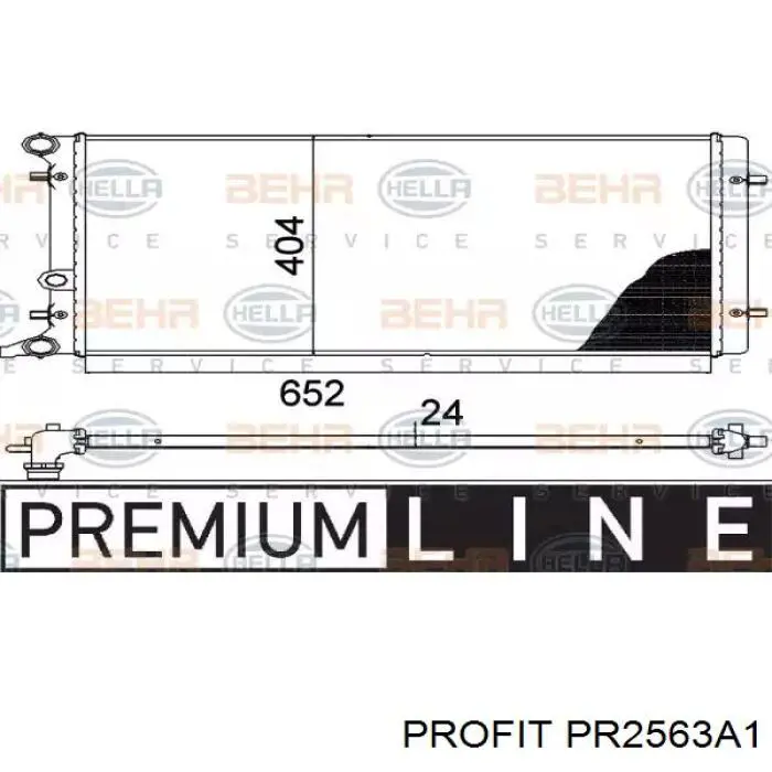 Радіатор основний Profit PR2563A1 ціна, від 55.21 USD