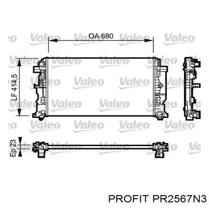 Радіатор основний Volvo 36002413 ціна, від 73.89 USD