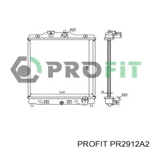 CR194000S Mahle Original радіатор охолодження двигуна