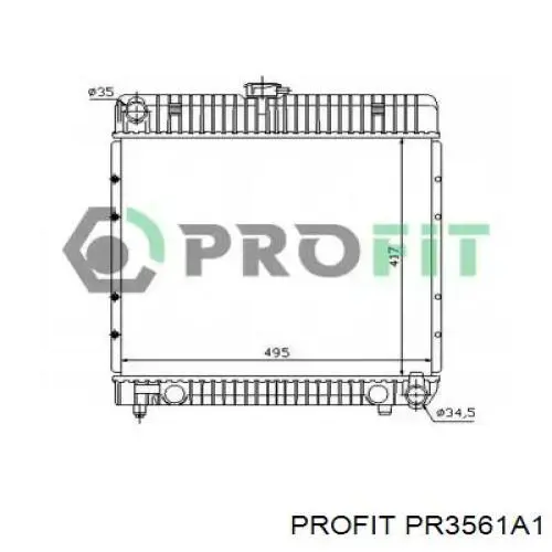 Радіатор основний Mercedes A1235011201 ціна, від 91.37 USD