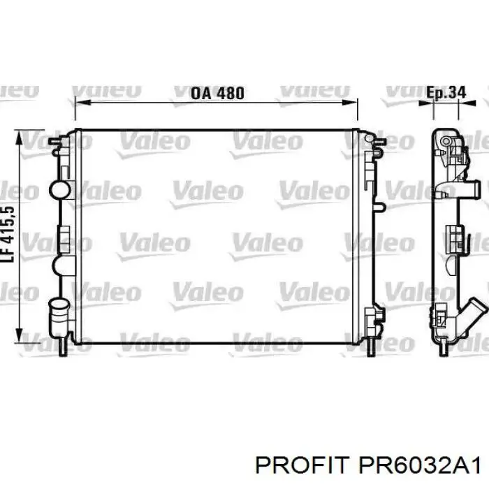 8660000495 Renault (RVI) Радіатор охолодження двигуна