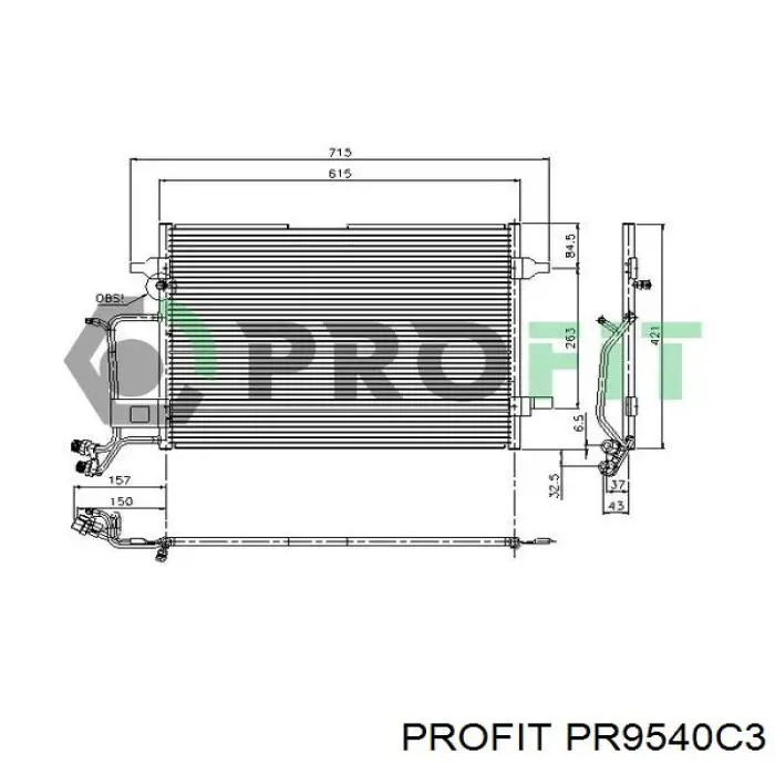 PR9540C3 Profit Конденсатор