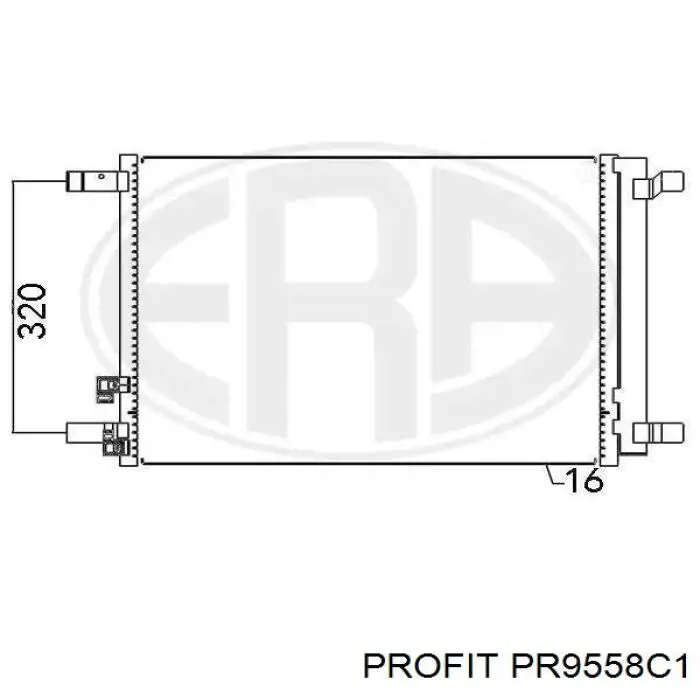  Радіатор кондиціонера Volkswagen Golf 5