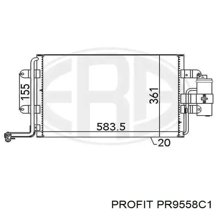 Конденсатор кондиціонера Nissens NIS94684 ціна, від 72.22 USD