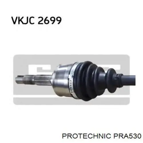 Піввісь права 24348 GKN-Spidan