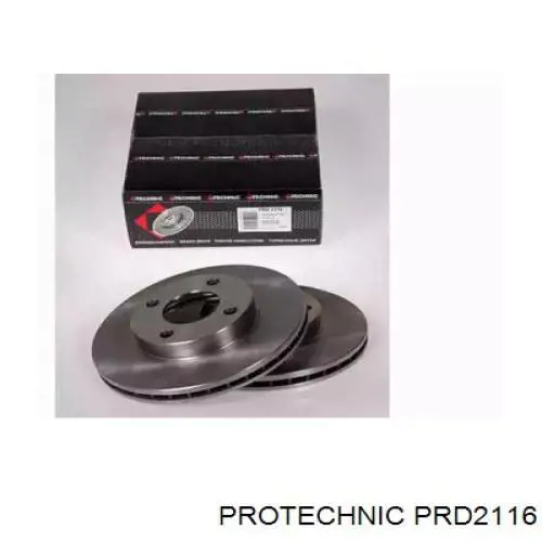 Диск переднього гальма Protechnic PRD2116 ціна, від 31.74 USD