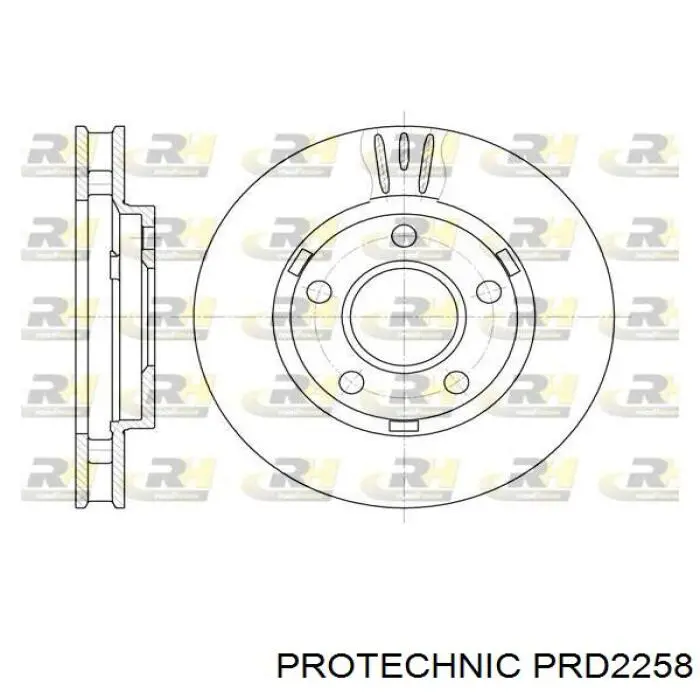 Гальмівні диски передні 18021359 Opel