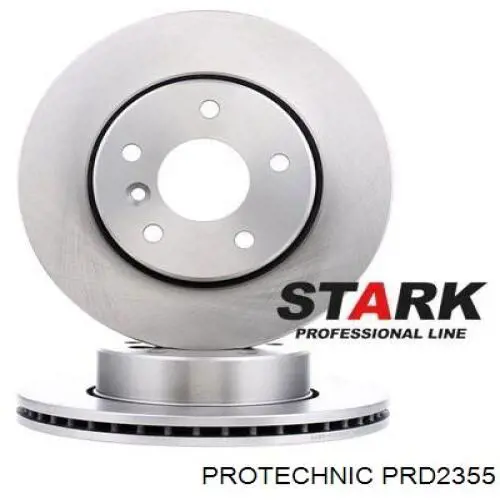 PRD2355 Protechnic Гальмо дискове переднє
