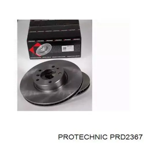 Диск переднього гальма Protechnic PRD2367 ціна, від 65.50 USD