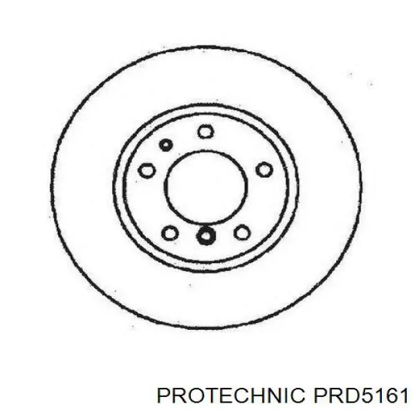 Купити PRD5161 Protechnic Диск заднього гальма