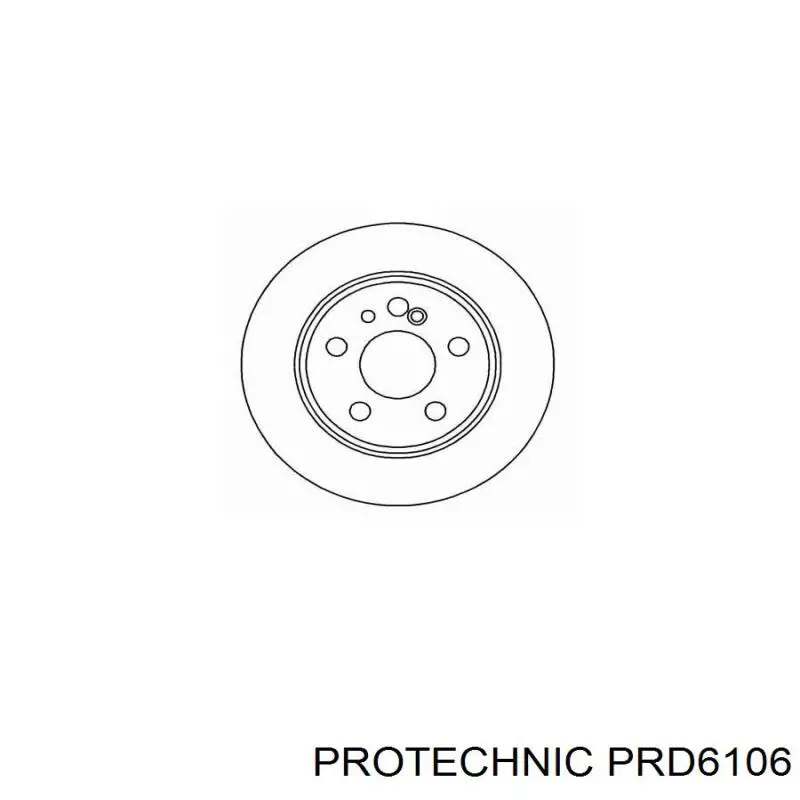 Гальмівні диски PRD6106 Protechnic