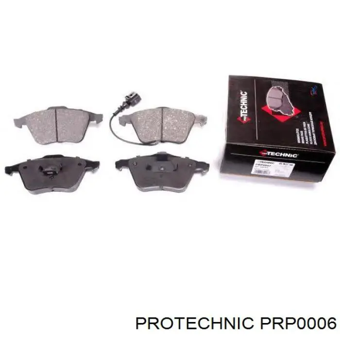 PRP0006 Protechnic колодки гальмівні передні, дискові