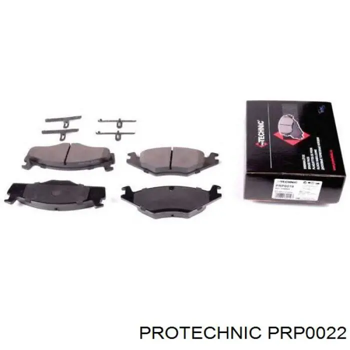 PRP0022 Protechnic колодки гальмові задні, дискові