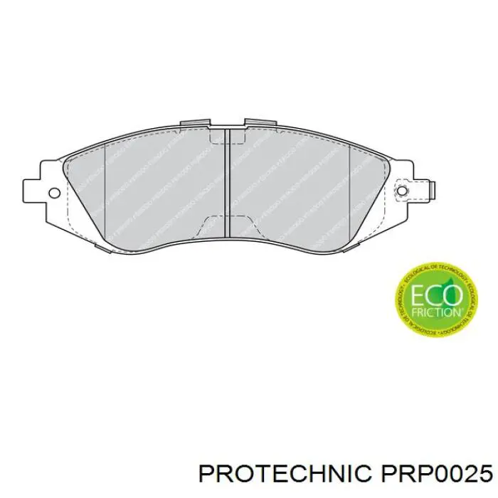 Гальмівні колодки Protechnic PRP0025 ціна, від 17.60 USD