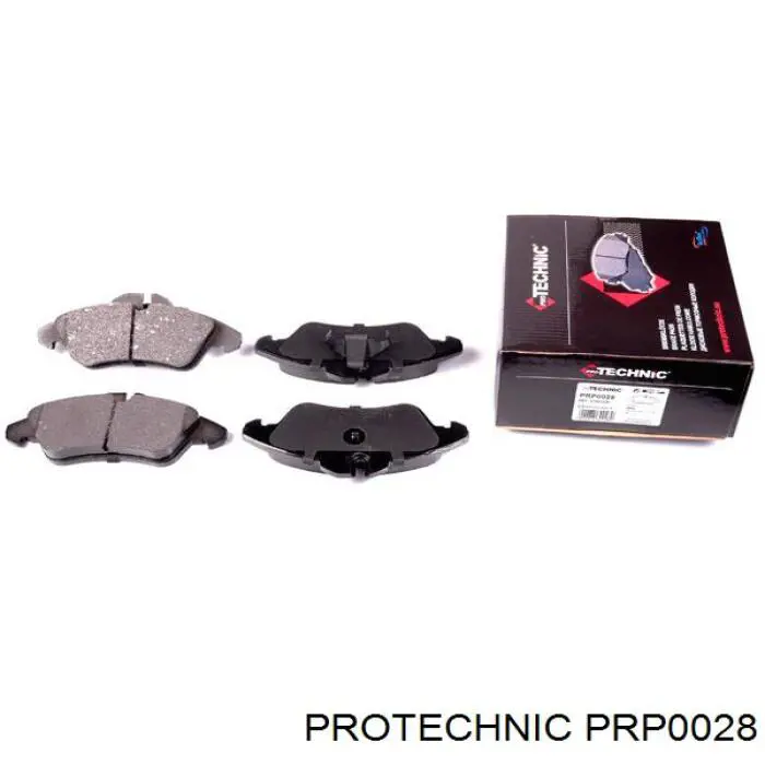 PRP0028 Protechnic колодки гальмівні передні, дискові