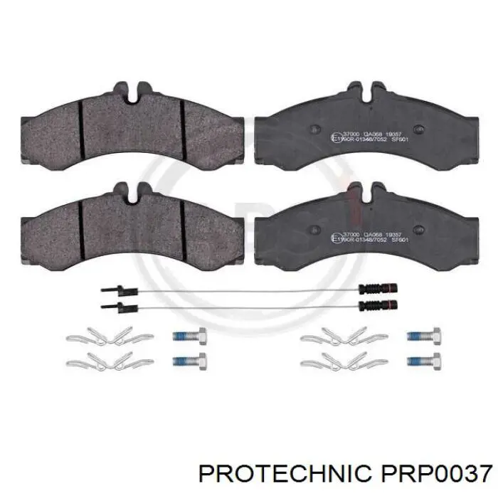 PRP0037 Protechnic Передні гальмівні колодки