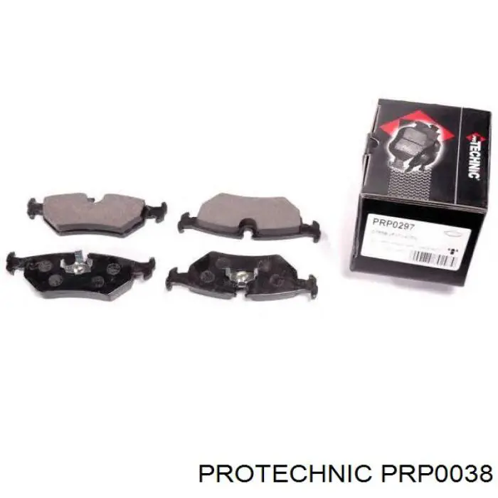PRP0038 Protechnic Передні гальмівні колодки
