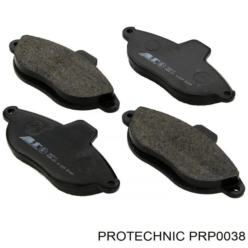 Гальмівні колодки Protechnic PRP0038 ціна, від 16.08 USD