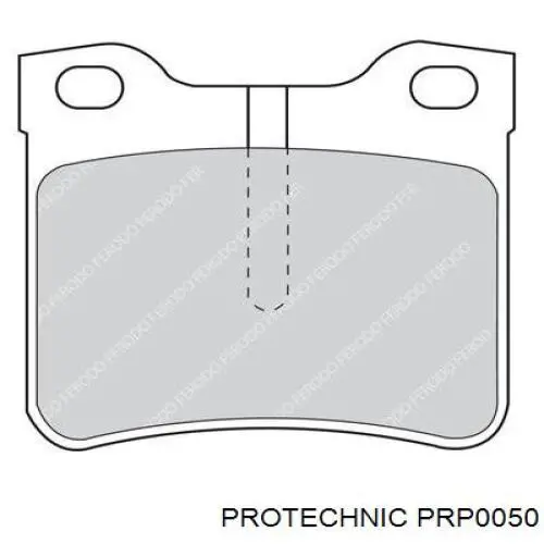 Задні гальмівні колодки PRP0050 Protechnic