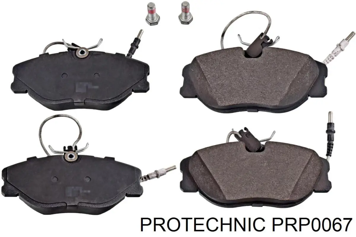 PRP0067 Protechnic колодки гальмівні передні, дискові