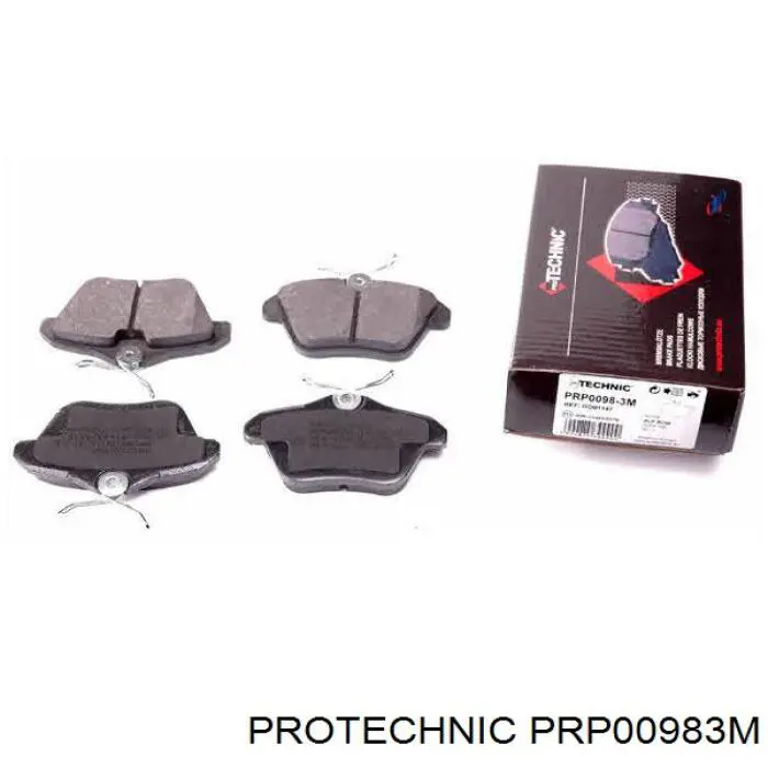 Колодки гальмові задні, дискові PRP00983M Protechnic