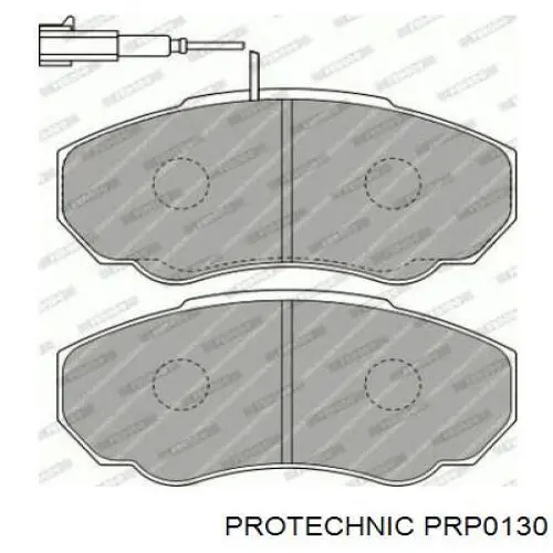 Купити PRP0130 Protechnic Колодки гальмівні передні, дискові