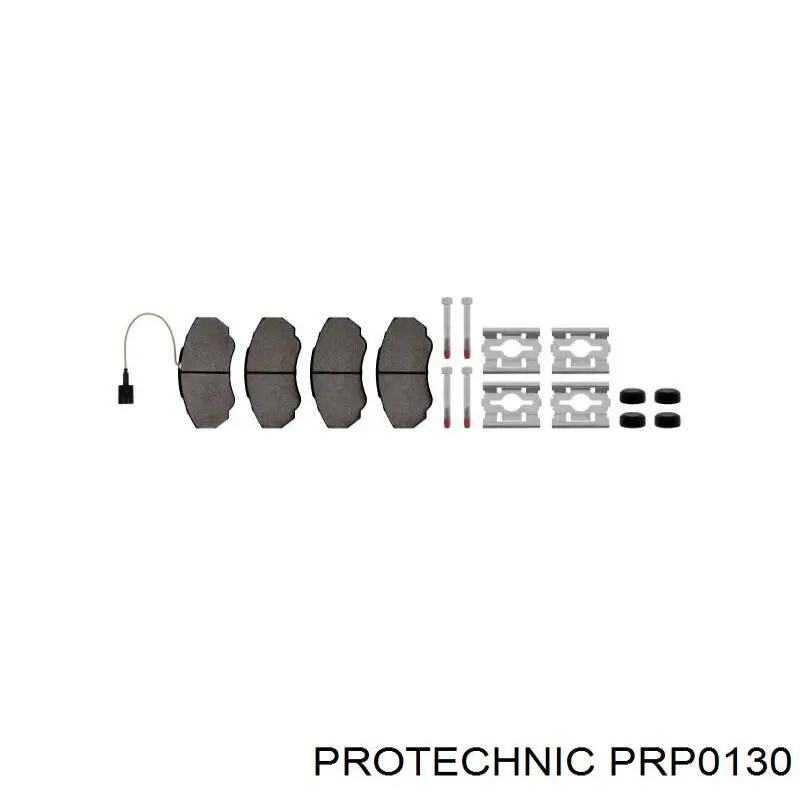 Передні тормозні колодки PRP0130 Protechnic