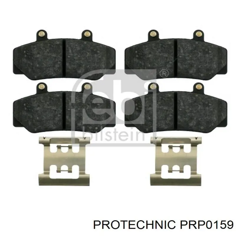 Колодки гальмівні передні, дискові PRP0159 Protechnic