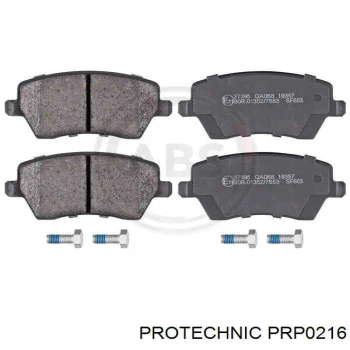 PRP0216 Protechnic колодки гальмівні передні, дискові